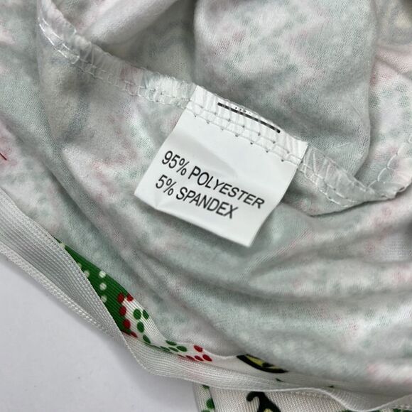 Dr. Seuss Grinch Christmas Toddler Red Green White Footless Sleeper Size 2 - Picture 7 of 7